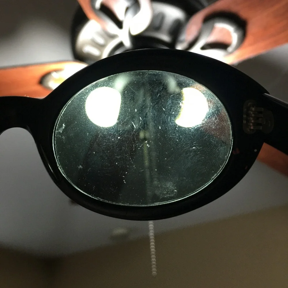 Vintage Ray-Ban B&L Bewitching Sunglasses Womens Black Oval